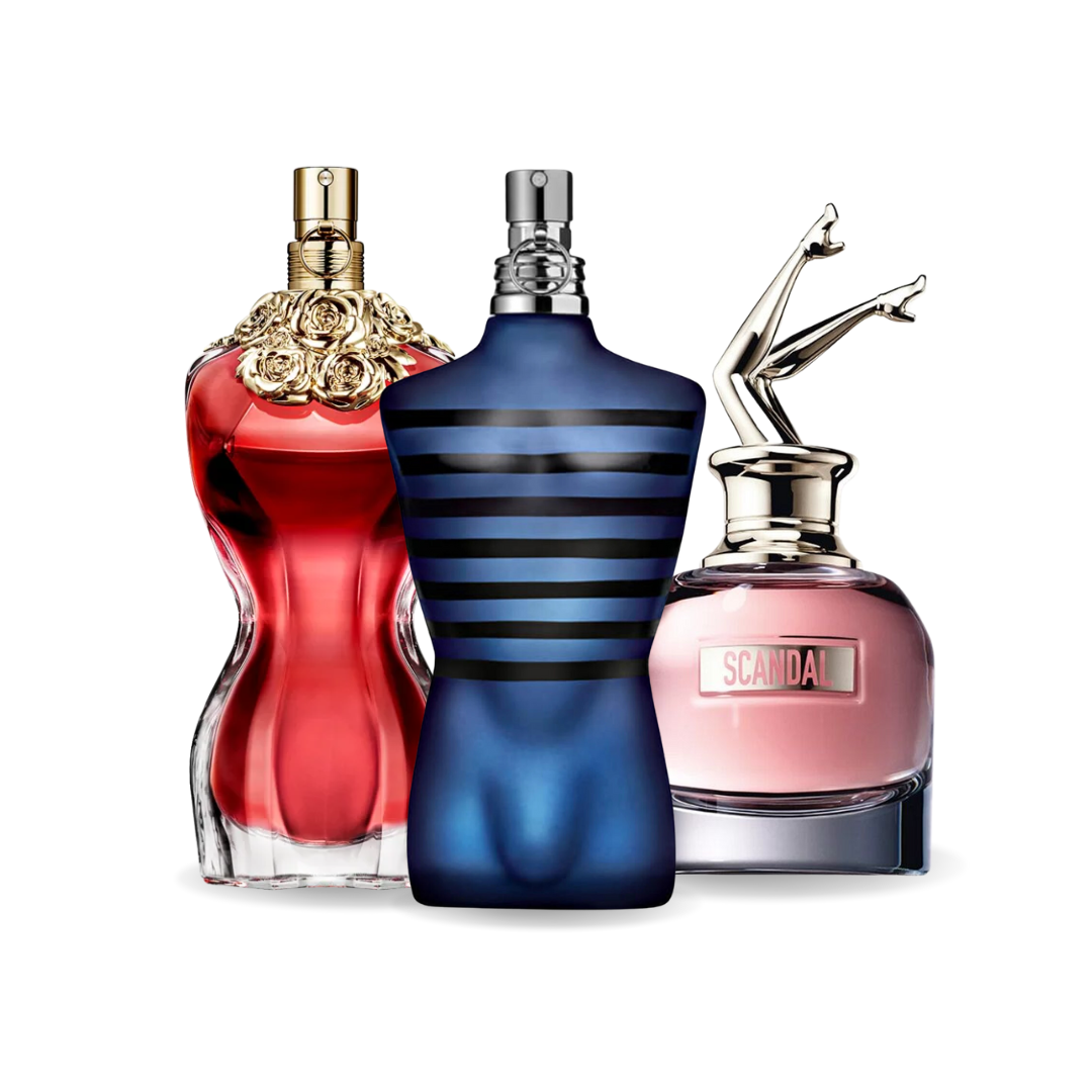 Zestaw 3 Perfum - LA BELLE, ULTRA MALE e Gaultier SCANDAL 100ml.