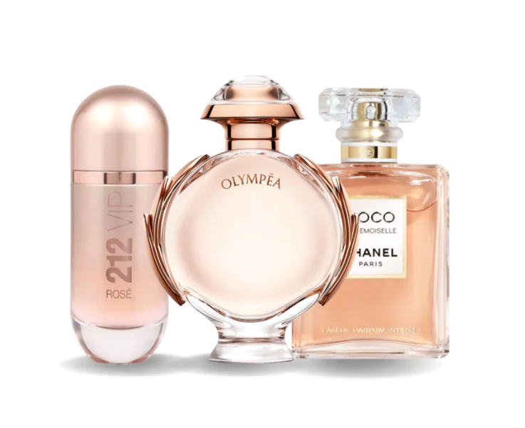 Zestaw 3 Perfum - 212 VIP ROSÉ, OLYMPÉA e COCO MADEMOISELLE