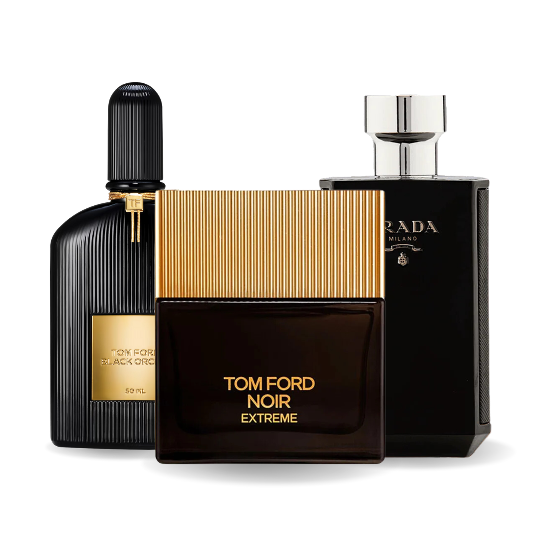 Zestaw 3 Perfum - BLACK ORCHID, NOIR EXTREME e PRADA INTENSE 100ml.