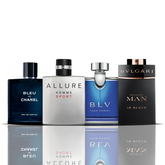Zestaw 4 Perfum - Bleu de Chanel + Allure Sport + BLV + Bvlgari Man in Black 100ML